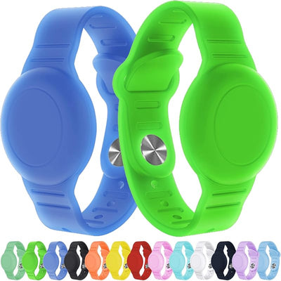 2 Pzas Pulsera AirTag para Niño Silicona Antipérdida