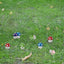 50 Pzas figuras hongos resina decoración jardín