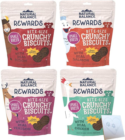 Pack galletas crujientes para perros 4 sabores