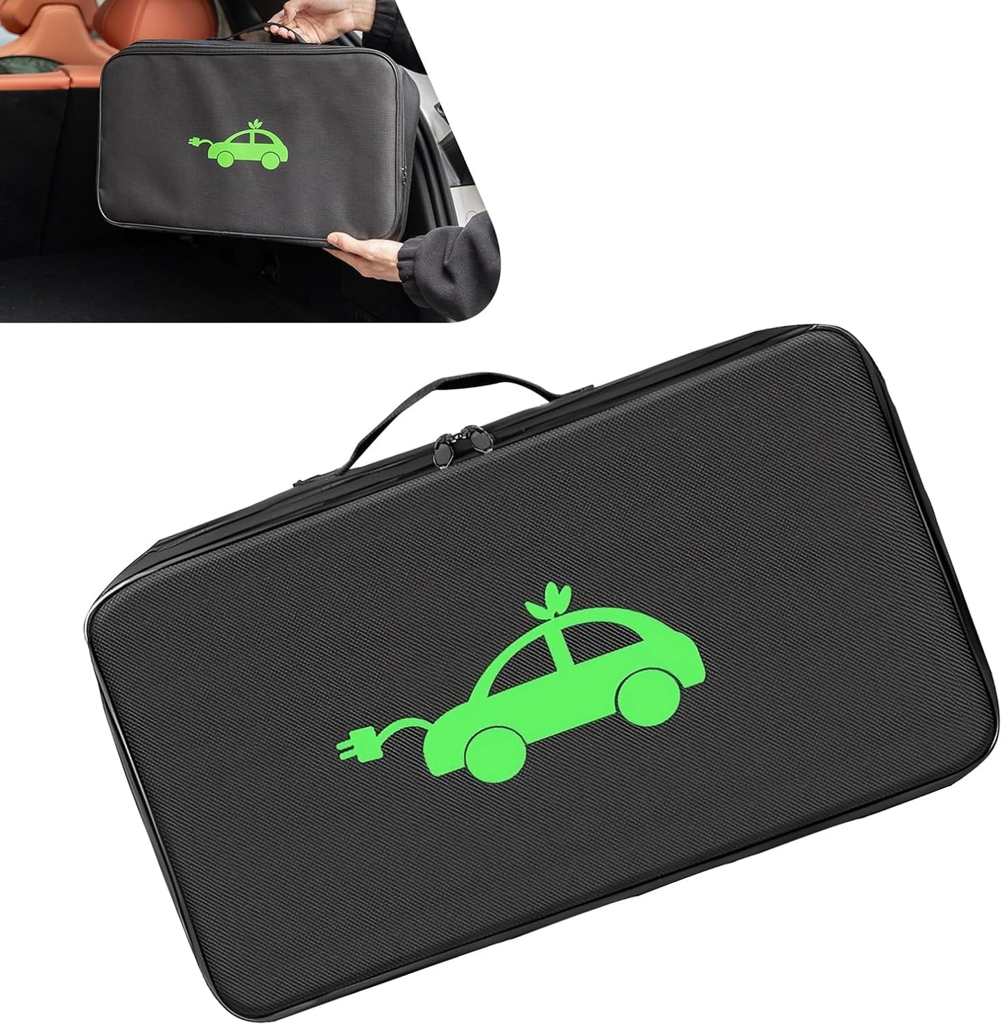 Bolsa organizadora cables coche impermeable para EV