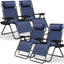 Silla Zero Gravity plegable con almohadas y bandeja malla