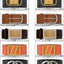 Organiz. cinturones acrílico 10 capas para accesorios