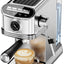 Cafetera Espresso Acero Inox 20 Bar Espumador Leche Compacta