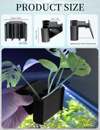 Tazas 3 agujeros soporte colgante acuario negro