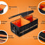 Organiz. maletero SUV con refrigerador 70l plegable