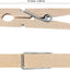300 Pinzas Madera 2-7/8pulg Mejoradas con Resorte