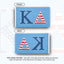 Bandera Kappa Delta 3x5pies Decoración Griega