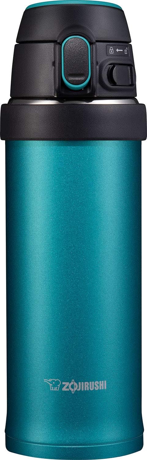 Taza acero inox 16oz color verde azulado