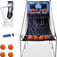 Set Arcade Baloncesto Plegable con 4 Pelotas y Puntuación