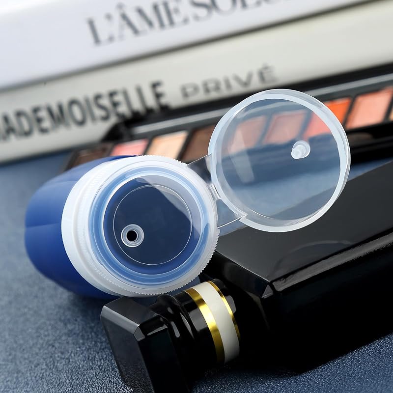 16 Botellas Viaje TSA Aprobadas Silicón Recargables con Bolsa