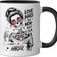 Taza Cerámica para Desayuno Estilo Búfalo Negro/Blanco