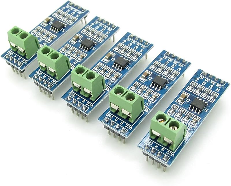 Módulo RS-485 set 5 chip MAX485 5V azul
