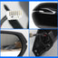 Espejo retrovisor conductor Honda CRV 17-22 negro 9 pines