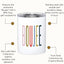 Vaso acero inox 12oz color blanco
