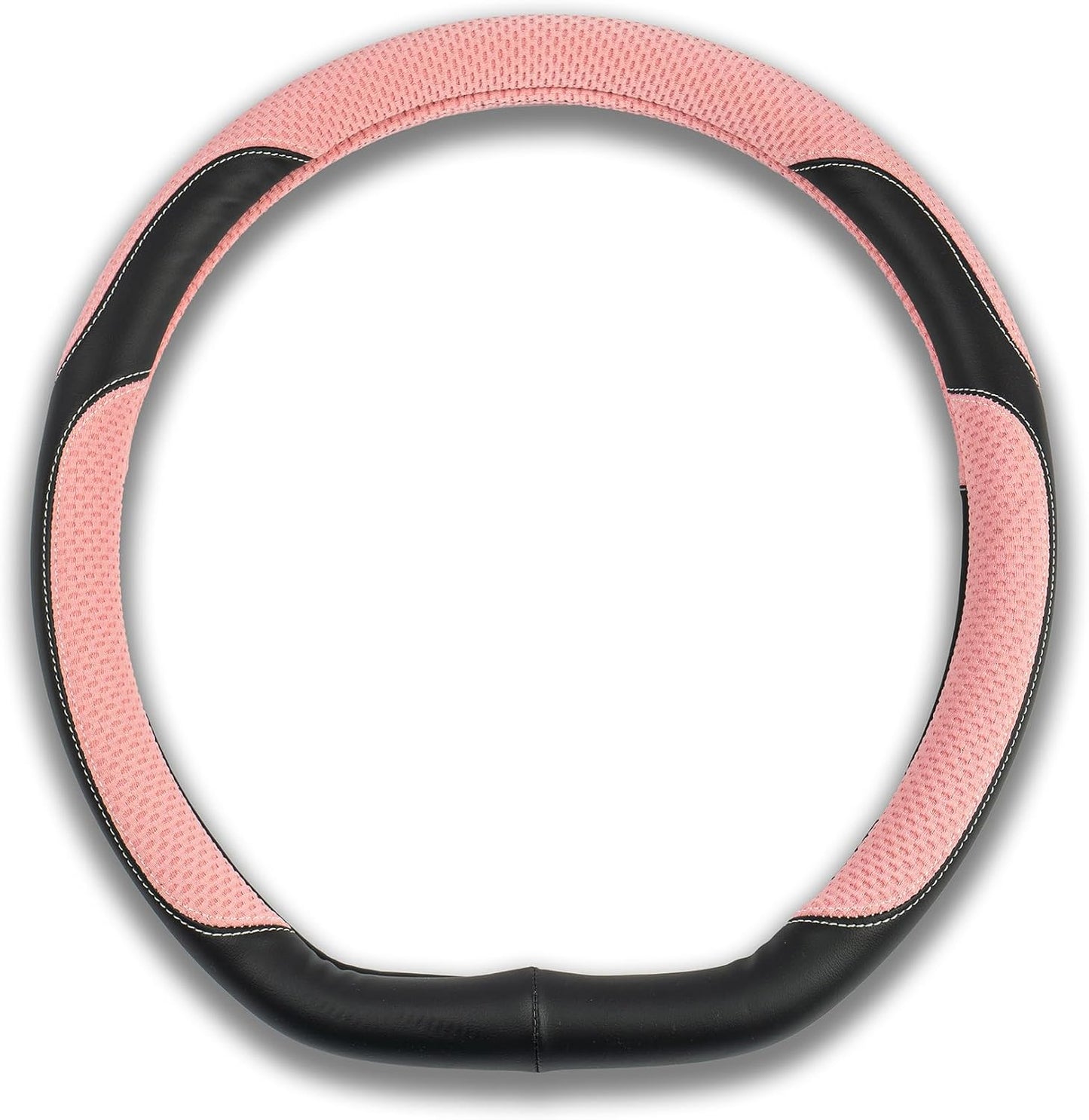 Funda volante piel microfibra costuras multielemento negro