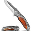 Cuchillo bolsillo retro plegable hombre bloqueo