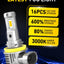 Bombillas LED H11 Antiniebla Amarilla 3000K Pack 2