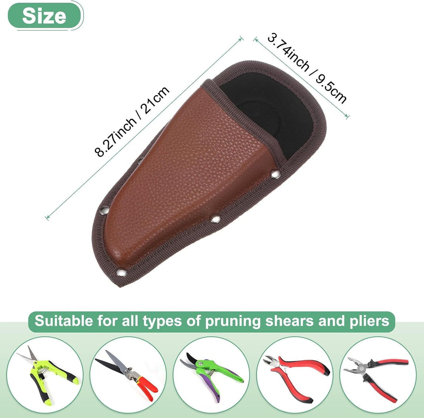 Funda podadora jardín tijeras cinturón