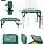 Mesa plegable 2ft altura ajustable malla verde portátil