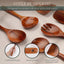 Set 6 Pzas Utensilios Teca Natural Antiadherente Cocina