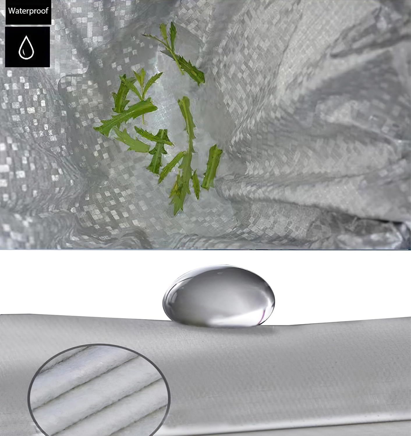 Cubierta triciclo adulto impermeable para 3 ruedas sol UV