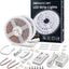 Tira luces LED blancas 50.5ft regulable con control remoto
