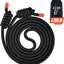 Cuerda ejercicio ajustable 9ft doble tejida cardio