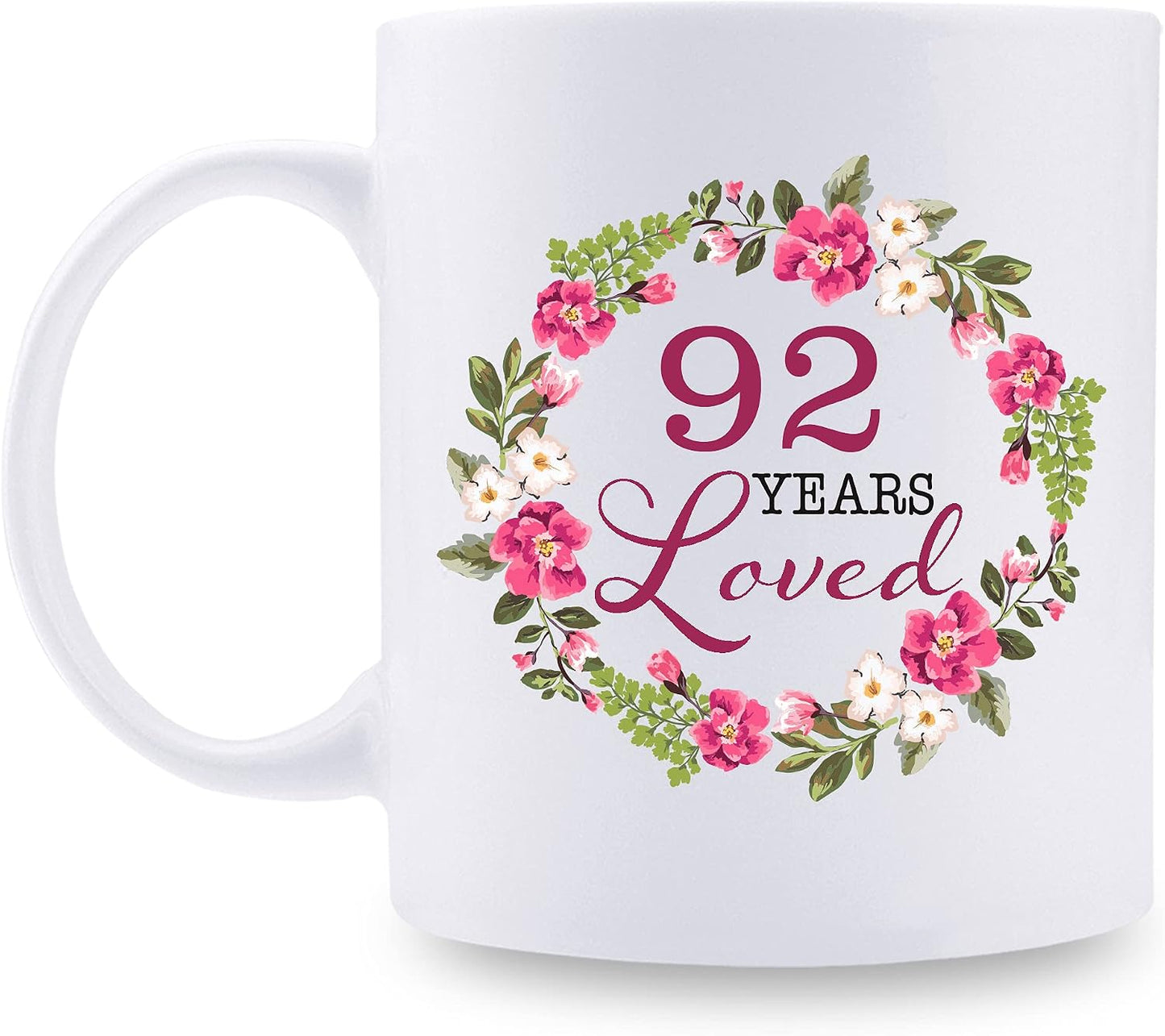 Taza café 11oz regalo 92 años mujer abuela mamá