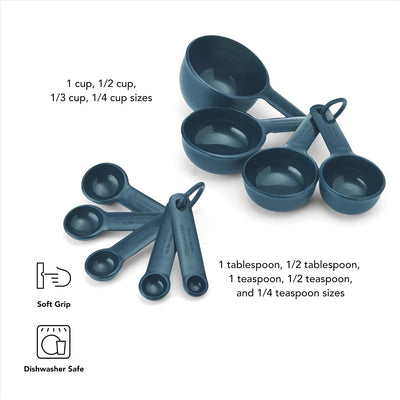 Juego tazas medidoras y cucharas