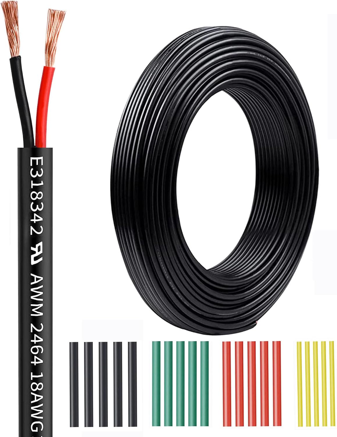 Cable eléctrico 18AWG trenzado PVC cobre para lámparas