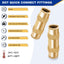Conectores aire 3/8" acero bronce para camiones