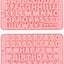 2 Moldes Chocolate Letras Números Reutilizables