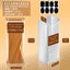 Contenedores vidrio 71oz set 3 con tapas bambú