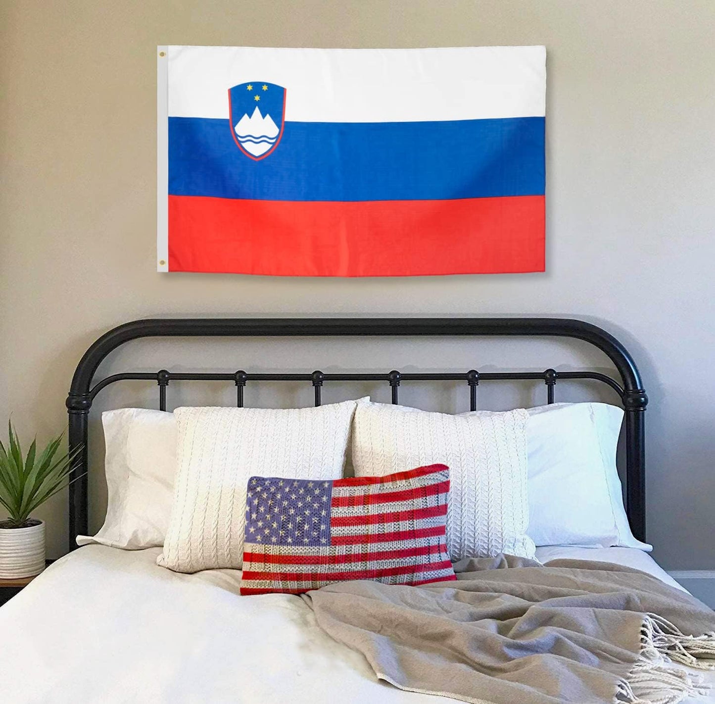 Bandera Eslovenia 3x5ft poliéster grueso resistente