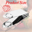 6 Pzas Removedor Tallo Fresa Acero Inox Plata