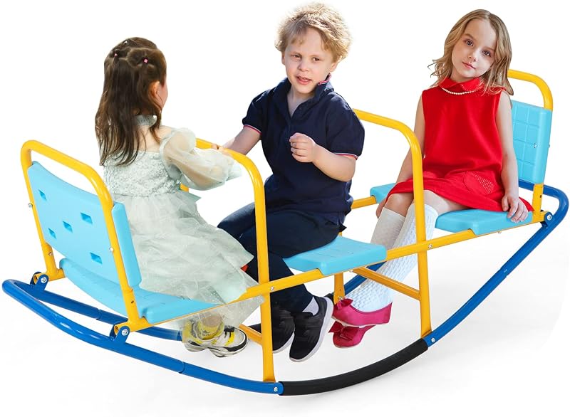 Subibaja para niños de 3 a 8 años 3 plazas metal resistente