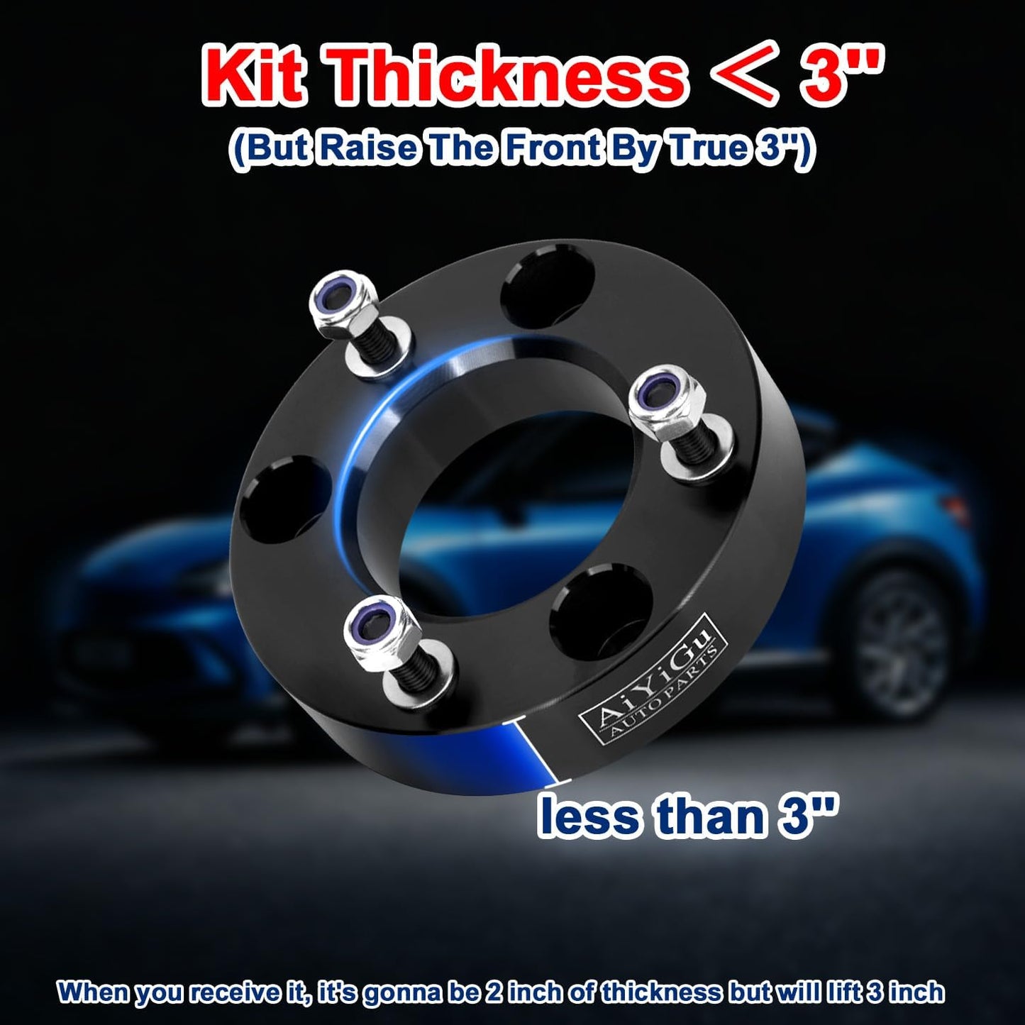 Kit elevación 3" Ford F-150 Expedition Mark LT forjado