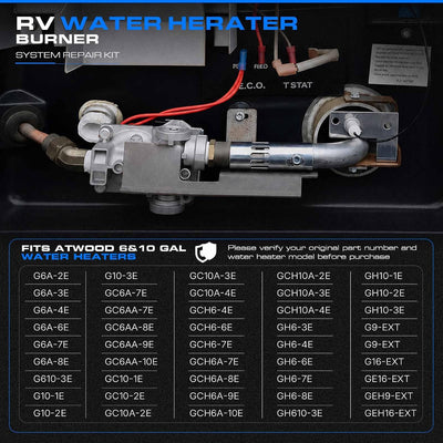Válvula gas solenoide para calentador RV Dometic Atwood 6gal