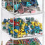 Soporte clips papel transparente tapa bambú 3 capas acrílico