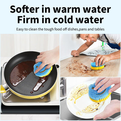 9 Pzas Esponjas Doble Cara Cocina Control Temp Hogar