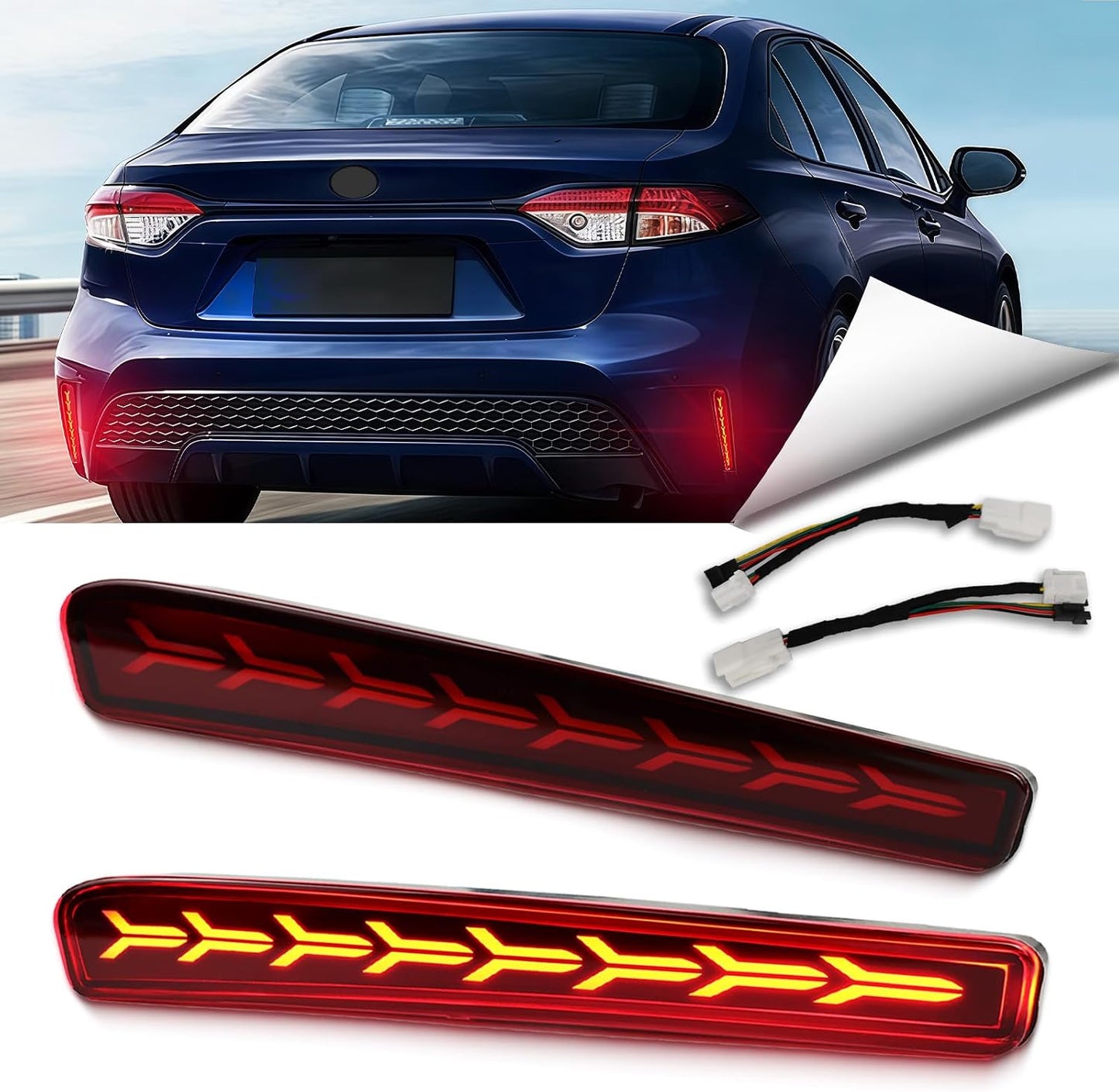 Kit Reflector Trasero LED Toyota Corolla 21-23 DRL