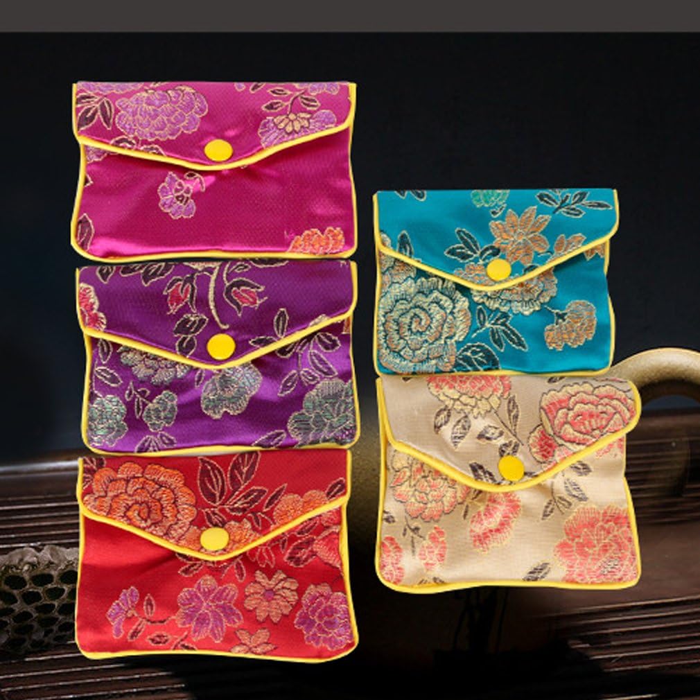 Bolsas regalo seda varios colores set 12 pequeñas