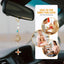 Colgante coche sol luna decoración boho con cristales curativos