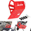 Placa proteccion XR650L XR600R rojo