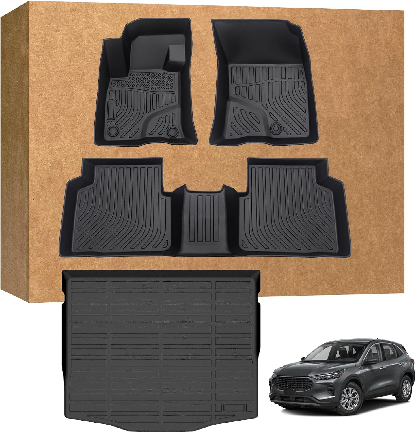 Alfombrillas Ford Escape 20-26 TPE impermeable antiderrap