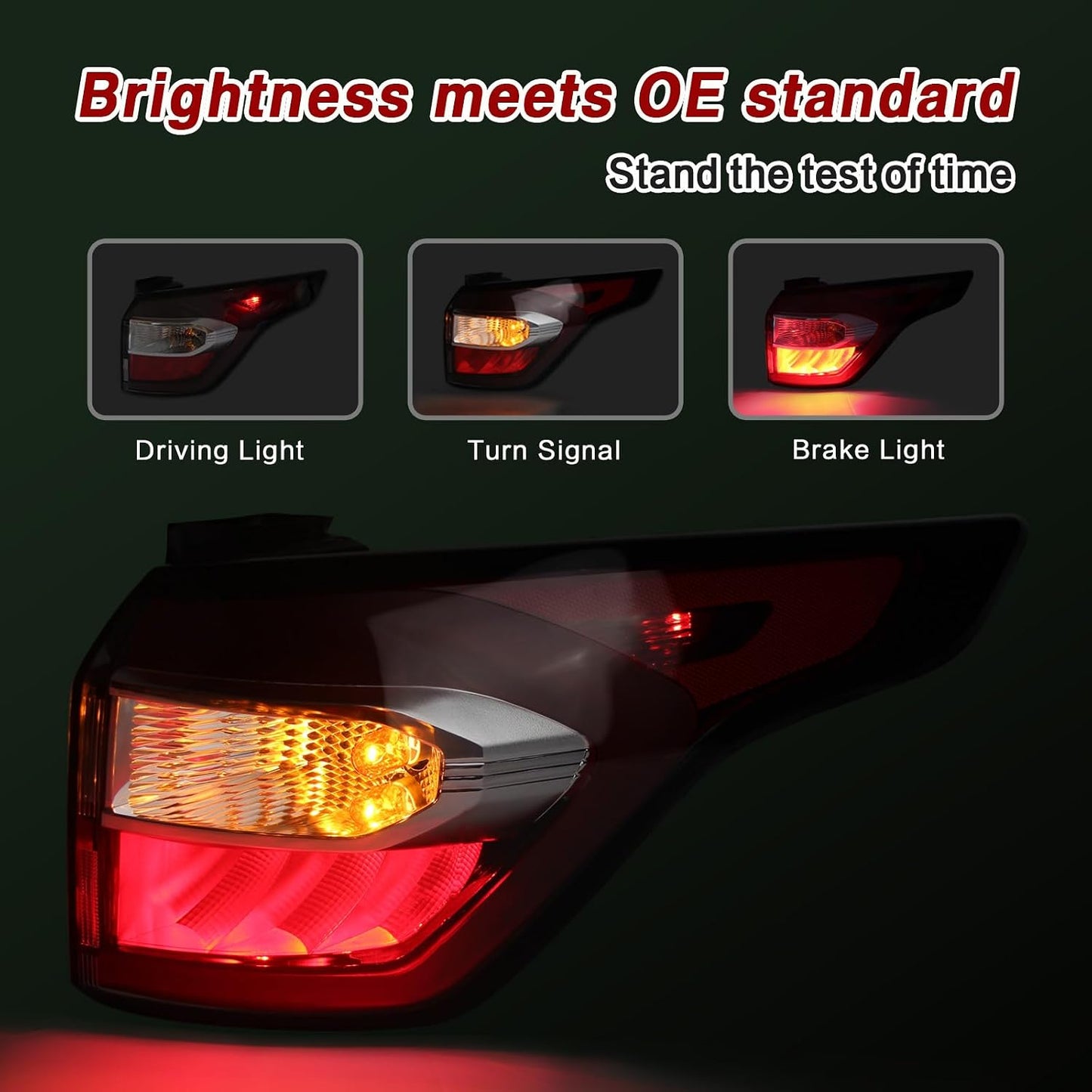 Conjunto luces traseras Ford Escape 17-18 lado derecho