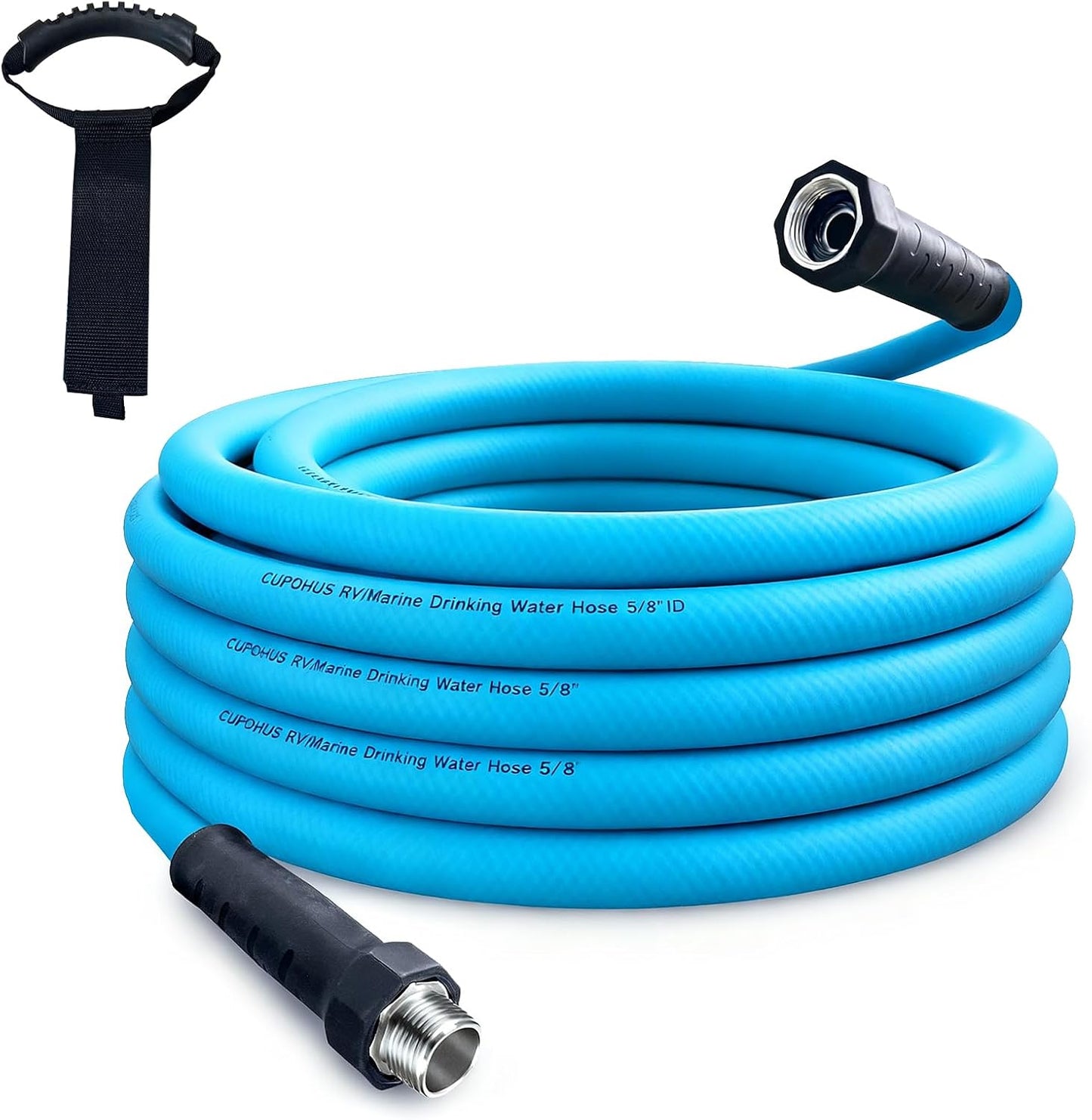 Manguera agua autocaravana 35ft 5/8" resistente