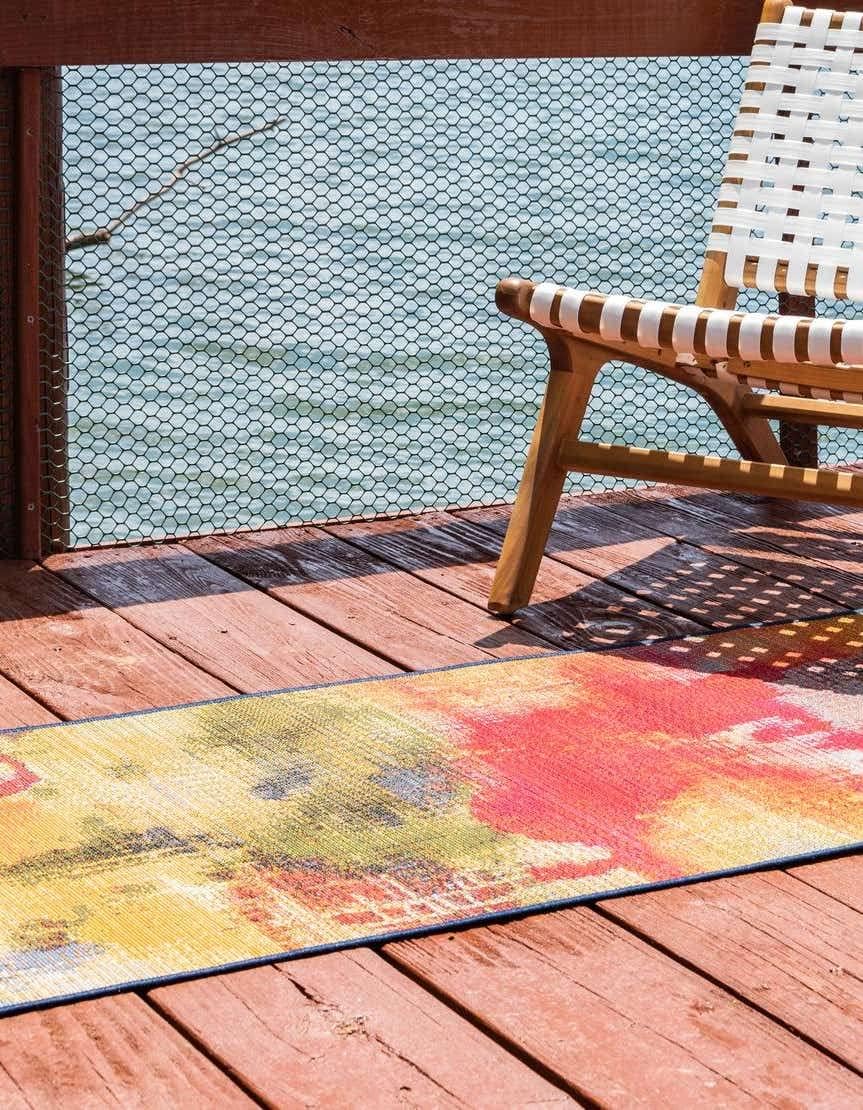 Alfombra área Azera 2x7ft x 11ft multicolor