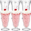6 Vasos Acrílicos 15oz para Batido Helado Fiestas