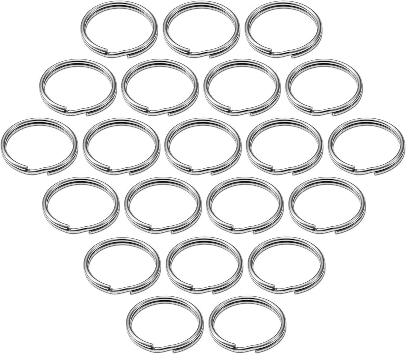 Anillo dividido acero niquelado 2.50 por caja